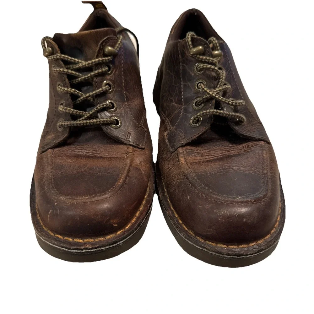 Dr Martens Brown Leather Oxford Shoes Palmer Men's 10‎ Airwear EUC